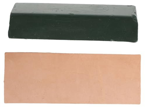 Messerschärfset 2 Stück Leder Wachs für Kochmesser