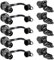 Lot de 5 prises à 3 broches - Fiche 3 broches - 12 V - Tracteur - Prise 12 V - Pour camion, camping-car, voiture, tracteur, remorque