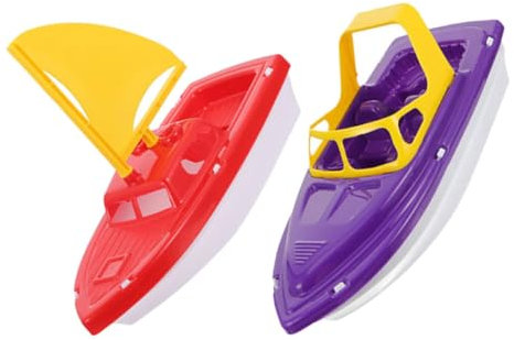 Milisten 2piezas Juguetes De Playa Barco De Juguete Botes Pequeños para Bañera y Piscina Años