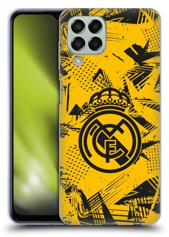 Head Case Designs Offizielle Real Madrid CF Gelb Urban Gel Handyhülle [Militärischer Schutzgrad] Kompatibel mit Samsung Galaxy M33 (2022)
