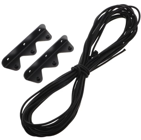 WHAMVOX Elastisches Wohnmobilzubehör Satz mit Edelstahl Halterung und Schutzgurten zur Sicherung von Gepäck und Beim Camping und Wohnmobil Umbau