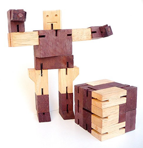Logica Puzzles Art. Automa - 3D Wooden Game and Brain Teaser - Difficulty 3/6 Hard - Leonardo da Vinci Collection