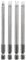 kwb Spanner Bit-Set - 4-tlg. Extra lang 100 mm - 1/4'' Zoll nach ISO 1173 E 6.3 - Hochwertige Schraubendreher Bits