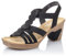 Rieker Damen Pantoletten 69702, Frauen Slipper,Schlupfschuhe,schluepfschuhe,Slides,Slip-ons,Backless Slipper,Gartenschuhe,schwarz (00),39 EU / 6 UK