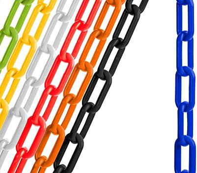 US Weight Sicherheitskette aus Kunststoff, 5,1 cm x 15,7 m, Blau. SunShield-UV-beständige Technologie