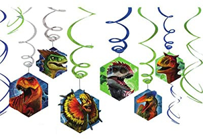 amscan Jurassic World Swirl Dekorationen