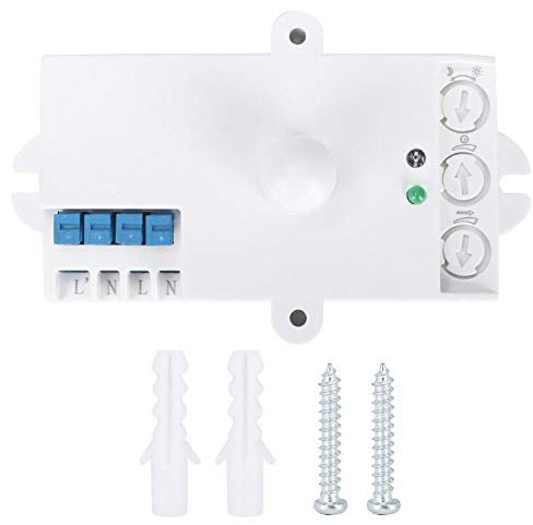 5.8GHz Microondas Radar Sensor ABS Cuerpo Detector de Movimiento Interruptor de luz 220-240V para el hogar SK-806