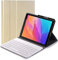 RLTech Tastiera Custodia per Huawei MatePad T10 - QWERTY Ultra Sottile PU Custodia con Supporto con Cover Tastiera Rimovibile Wireless Keyboard per Huawei MatePad T10 2020, Oro