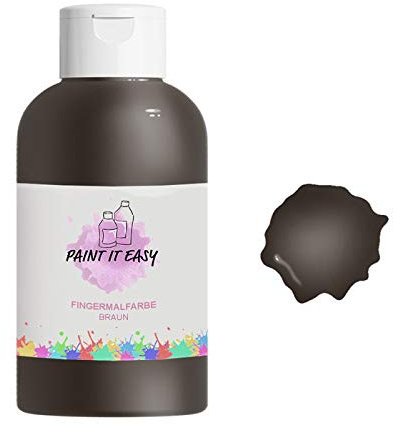 PAINT IT EASY NEU Fingerfarbe Happy Painting, 750 ml, Braun