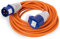 GADLANE CEE Verlängerungskabel 25m - Robustes Wohnwagen Kabel, 16 Ampere 240V Campingkabel - Gut Sichtbares Orangefarbenes - Camping Stromkabel Ideal für Wohnmobil (25 Meter)