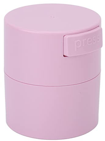 Eyelash Glue Storage Box, Keep Freshness Sponge Pad Large Capacity Prevent Coagulation Lash Extension Glue Jar for Eyelash Beauty Shop (Pink)