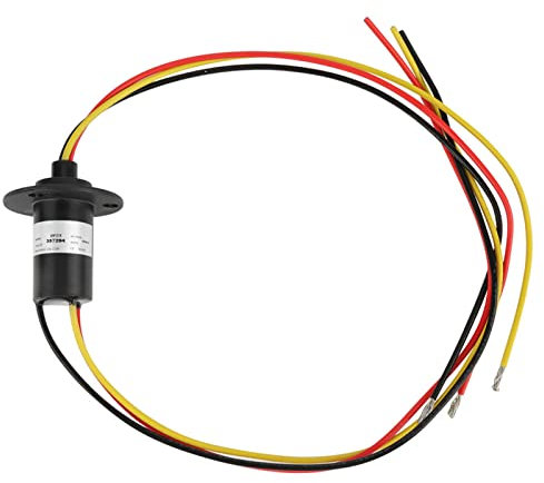 schleifring 4 wire slip ring- Schleifring 3 Drähte Wind 250RPM 15A Mini-Schleifring 3 Drähte 0 600V für Windturbinen-Stromgenerator Militärradar Mini-Mehrkanal schleifring