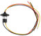 schleifring 4 wire slip ring- Schleifring 3 Drähte Wind 250RPM 15A Mini-Schleifring 3 Drähte 0 600V für Windturbinen-Stromgenerator Militärradar Mini-Mehrkanal schleifring