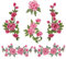 FINGERINSPIRE 6 Stück Stickerei Pfingstrose Aufnäher 3 Stile 3D Rosa Flora Mit Blättern Stoffaufnäher Polyester Gestickte Applikationen Für Hut Tasche Jeans Reparatur Kunsthandwerk Kleidung Cheongsam