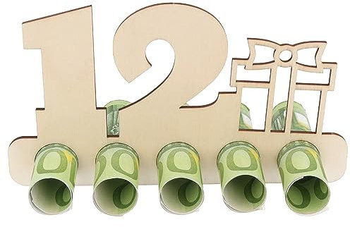 Spruchreif | Originelle Geldgeschenke | Geschenk zum 12.Geburtstag | Geldgeschenk 12.Geburtstag | Geschenk Junge Mädchen | Geldgeschenk Sohn Tochter | Geburtstagszahl | Geldgeschenke zum Jubiläum