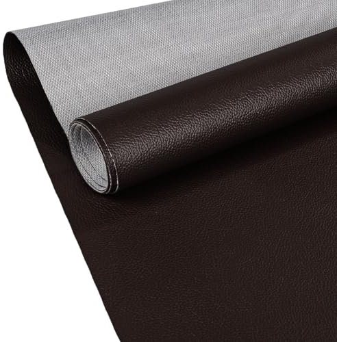 Kunstleder Lederimitat Lederstoff Polsterstoff Nappaprägung Texturiert Meterware Bezugsstoff Schocko 1000x140cm (10m)