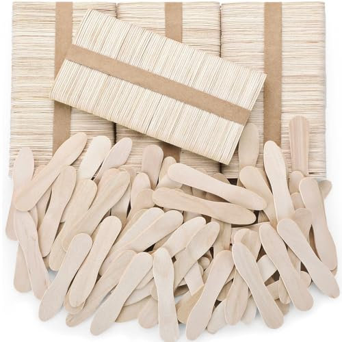 YXHZVON 200 Pezzi Cucchiai di Legno per Gelato 9.4 cm, Gelato Cucchiaio Ecologico Set Biodegradabile, Cucchiai in Legno usa e Getta per Feste Eventi e Matrimoni