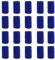 Teegxddy Fingerbandage - 20 Stücke Finger Sleeves - Fingerschutz - Fingerschützer - Elastische Fingerschützer - Sport-Fingerschützer - Zubehör Für Volleyball, Basketball, Badminton, Tennis（Blau）