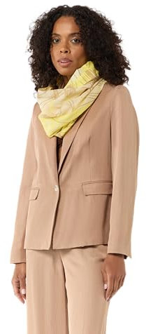 comma Loop-Schal mit floralem Muster aus Baumwolle beige ONE SIZE