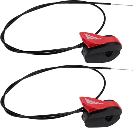 SG Store 2 Stück Rasenmäher Gaszug Ersatz 1450mm Rasenmäher Universelles Gaszug Rasenmäher Steuerkabel Für Handgeschobene Gartenrasenmäher