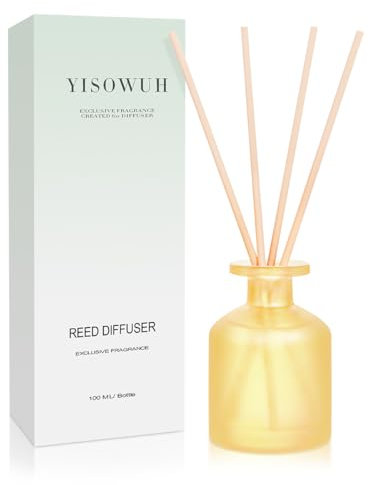 YISOWUH Raumduft-Duftstäbchen-Diffuser – Brombeere, Ananas, 100 ml, 1 Packung Duftstäbchen-Diffusor-Set mit ätherischen Ölen und 8 Stäbchen, langanhaltender Duft für Zuhause, Badezimmer, Schlafzimmer