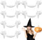 IHLOOTD 6 Paires Dent de Vampire Rétractable Halloween Faux Dentier Crocs de Vampire Réutilisables Accessoires de Halloween d'horreur de Costume Cosplay de Fête pour Enfant Adulte (C)