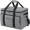 Hulongo Bolsa Nevera Grande, Plegable, Bolsa Térmica Isotérmica Aislada Impermeable a Prueba de Fugas para Picnic, Viajes, Camping y Compras, 30L, Gris