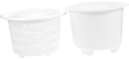 FUNOMOCYA Maceta De Plástico De Doble para Orquídeas Macetero para Jardinería Contenedores para Flores Terraza