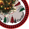 Weihnachtsbaum Decke Rock Weihnachtsbaumdecke Rund 120cm/47zoll Christbaumdecke Rund Tannenbaum Decke Baumdecke Weihnachtsbaum Unterlage, Weihnachtsbaum Teppich Rund für Christbaumschmuck(E)