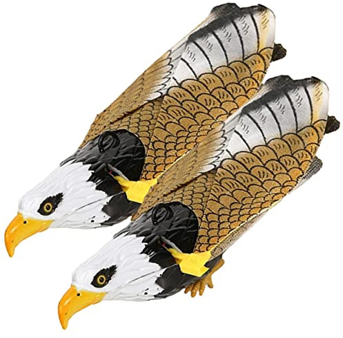 Abaodam 2 Stücke Vogel Gadgets Drohne Tragbares Adlerspielzeug Tragbares Kinderspielzeug Kinderversorgung Lustiges Adlerspielzeug Lustiges Kinderspielzeug Zubehör Plastik