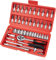 ZAFAYA 46 Pieces Auto Repair Wrench Screwdriver Set 1/4 Inch Metric Socket and Ratchet Wrench Set with Extension Upgrade Compact Snap on Ratchet Wrench Sockets Tool Set for Car
