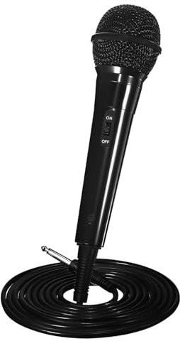 Toddmomy Dynamic Handheld Microphone for Singing Live Streaming and Recording – 6.5mm Wired Microphone High Compatibility for PC Tablets and Karaoke