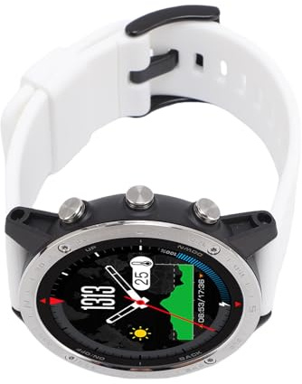 MENDUNER Reloj Inteligente de Buceo 50M |Rastreador de Ejercicios con Barómetro con Sensor de Profundidad, Pantalla de 1,3 Pulgadas para Nadar, Correr, Hombres y Mujeres Al Aire (White)