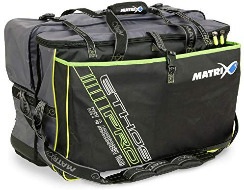 Fox Matrix Pro Ethos net & accessory carryall 67x38x43cm - Tasche für Angelzubehör, Angeltasche, Tackletasche, Zubehörtasche