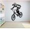 Mountainbike Wettbewerb Vinyl Wandaufkleber Off-Road Leistungssportler Jugend Schlafzimmer Dekoration Wandtattoo 57X87 Cm