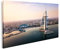 islandburner Bild auf Leinwand Dubai Seaside Skyline Und Burj Al Arab Luxushotel Bei Sonnenaufgang Bilder Wandbilder Poster