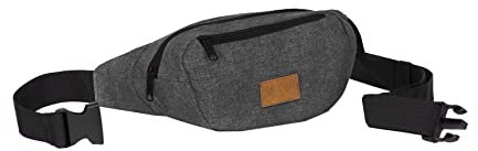 New Rebels Unisex-Erwachsene Heaven-Ogden Waistbag Black Bauchtasche