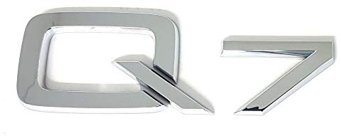 Audi 4M08537412ZZ Schriftzug Q7 Emblem Logo Aufkleber Modellbezeichnung chrom glänzend
