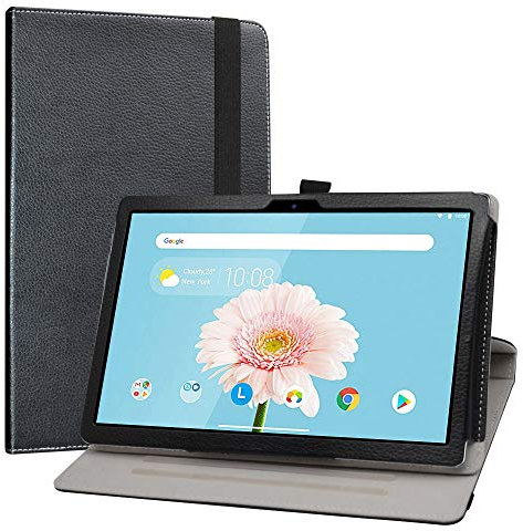 LiuShan pour TECLAST P20HD Rotary Coque,TECLAST M40 Rotary Coque,360°Rotation Rotatif étui avec Rabat Stand Support Housse Coque Couverture pour 10.1 TECLAST M40 / M40 Pro /M40se Tablet,Noir