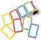 Name Tag Labels Stickers Large 200 Colorful 89x57mm 4 Colors Waterproof Adhesive Name Tags Sticky Labels for Clothes Office School Presents Kitchen Food Bottles Folders and Birthday Parties