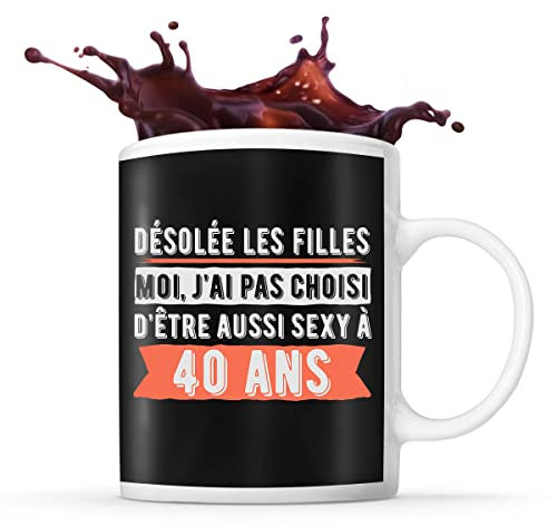 Mug 40 ans femme sexy