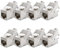 deleyCON 8x CAT6a Keystone Jack Modul Patchkabel Netzwerkkabel Verbinder STP Schirmung RJ45 Buchse Netzwerk Dose Patchpanel Keystonehalterung Erweiterung