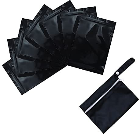 Sadocom 100pcs Sanitary Napkin Disposal Bags, Sealable Tampon Bag, Feminine Disposal Bags For Tampons, Pads, And Liners. with Storage Bag