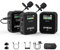 SYNCO Micrófono Solapa Inalámbrico Dual, G2 A2 Micro Corbata Wireless 2.4Ghz 200m Transmisión Compatible para Cámara DSLR Videocámaras Móviles y Tabletas, Corbata-Microfono-Solapa-Inalambrico-Sistema