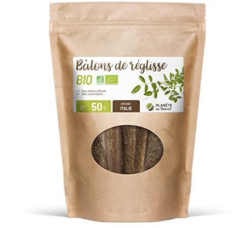 Bâtons de Réglisse Bio - Planète au Naturel - 50 g