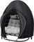widesmile Double Egg Chair Cover 420D Oxford Fabric Outdoor Hanging Double Egg Chair Covers Waterproof Anti-dust Garden Wicker Cocoon Swing Chair Cover With Zipper and Drawstring 230 X 200cm