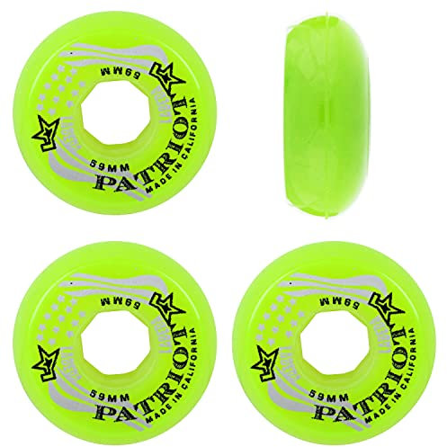 Labeda Ruote Inline Roller Hockey Patriot Portiere 4-Pack 59mm Indoor Verde