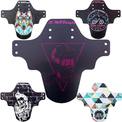 Garde-Boue Avant pour VTT, Compatible avec Les Roues 26 , 27,5 et 29 Enduro VTT électrique DH XC Freeride. (Rider)