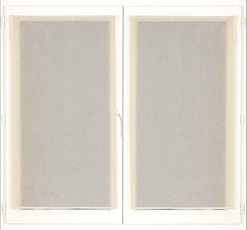 Atout Ciel Coppia di tende con passapasta pronte da appendere, 2 x 60 x 120 cm, beige