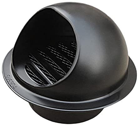 Grille De Ventilation Pour Cuisine, Grille D'Aération Ronde Grille Ventilation Hotte En INOX, Larges Évents Pour Une Ventilation Fluide, Sortie D'évacuation Avec Filet, Circulation De L'air